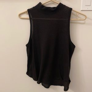 sweater material turtle neck tank